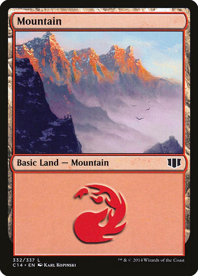 Mountain (#332) [Commander 2014] | Webway Games
