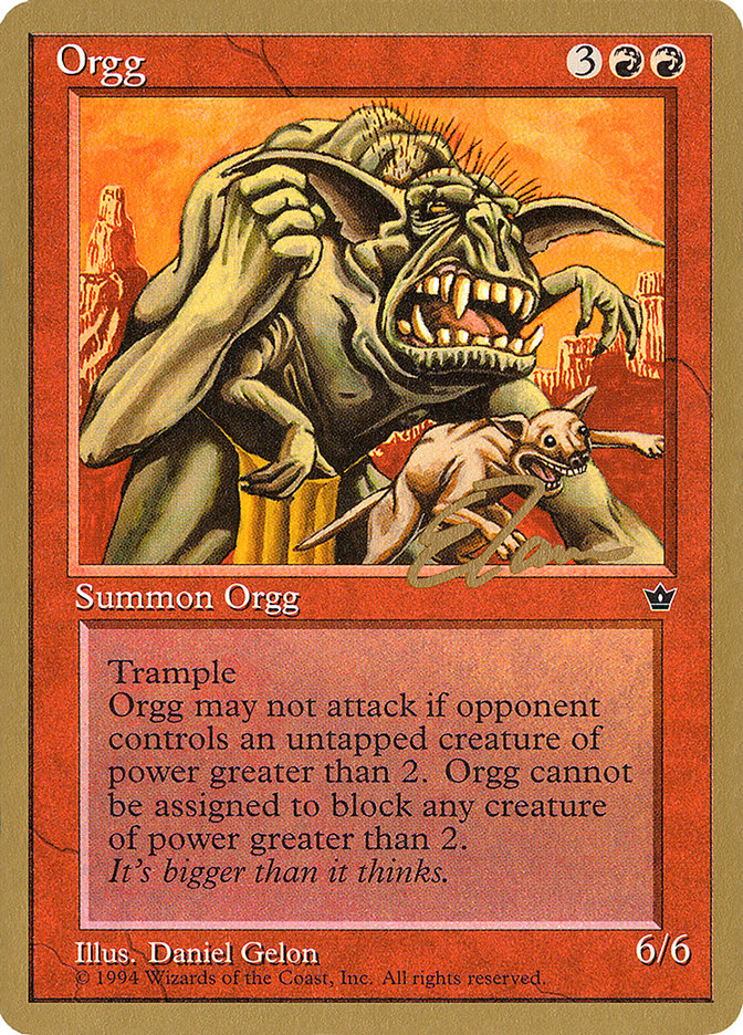 Orgg (Eric Tam) [Pro Tour Collector Set] | Webway Games