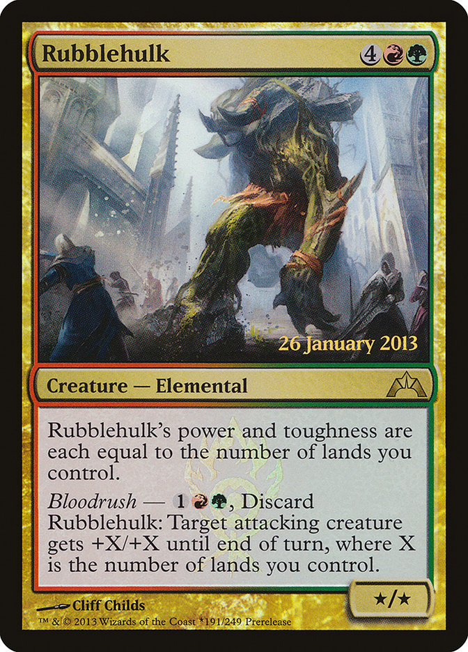 Rubblehulk  (Prerelease) [Gatecrash Prerelease Promos] | Webway Games