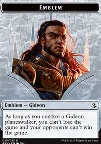 Emblem - Gideon of the Trials // Zombie Token [Amonkhet] | Webway Games