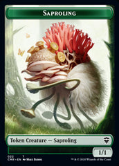Illusion // Saproling Token [Commander Legends Tokens] | Webway Games