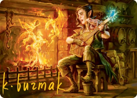 Wish Art Card (Gold-Stamped Signature) [Dungeons & Dragons: Adventures in the Forgotten Realms Art Series] | Webway Games