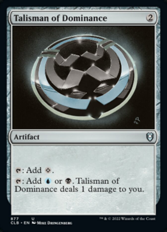 Talisman of Dominance [Commander Legends: Battle for Baldur's Gate] | Webway Games