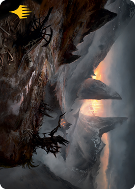 Haunted Ridge Art Card (Gold-Stamped Signature) [Innistrad: Midnight Hunt Art Series] | Webway Games