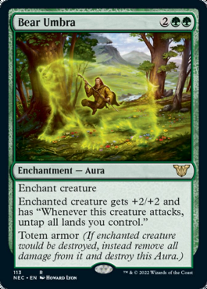 Bear Umbra [Kamigawa: Neon Dynasty Commander] | Webway Games