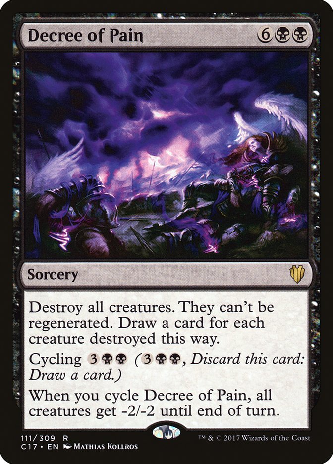 Decree of Pain [Commander 2017] | Webway Games