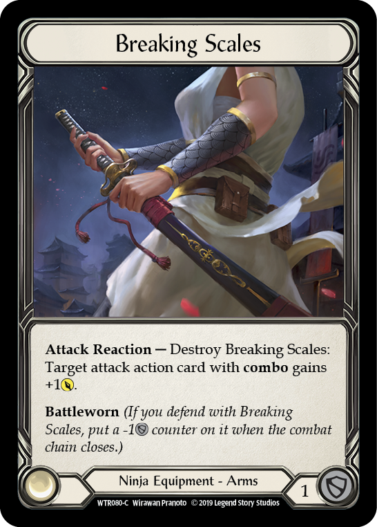 Breaking Scales [WTR080-C] Alpha Print Cold Foil | Webway Games