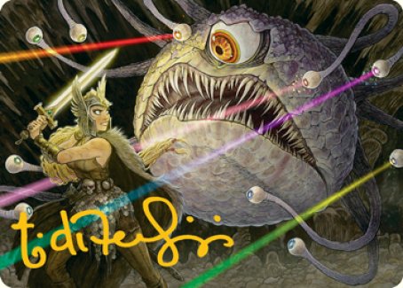 Hive of the Eye Tyrant Art Card (Gold-Stamped Signature) [Dungeons & Dragons: Adventures in the Forgotten Realms Art Series] | Webway Games