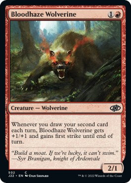 Bloodhaze Wolverine [Jumpstart 2022] | Webway Games