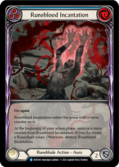 Runeblood Incantation (Blue) [EVR109] (Everfest)  1st Edition Extended Art Rainbow Foil | Webway Games
