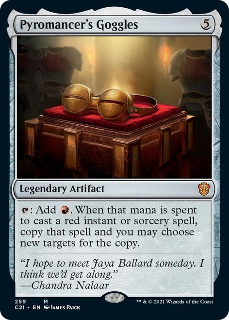 Pyromancer's Goggles [Commander 2021] | Webway Games