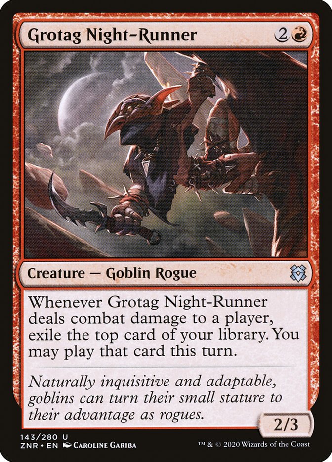 Grotag Night-Runner [Zendikar Rising] | Webway Games