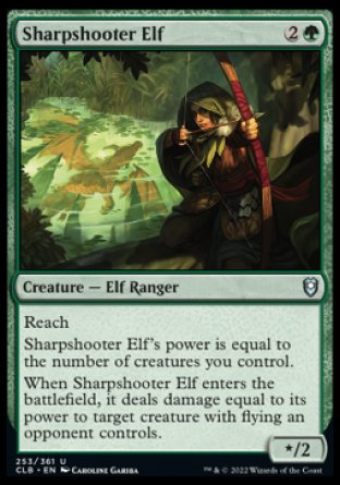 Sharpshooter Elf [Commander Legends: Battle for Baldur's Gate] | Webway Games