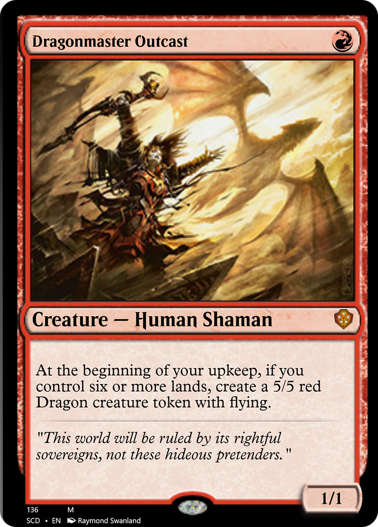 Dragonmaster Outcast [Starter Commander Decks] | Webway Games