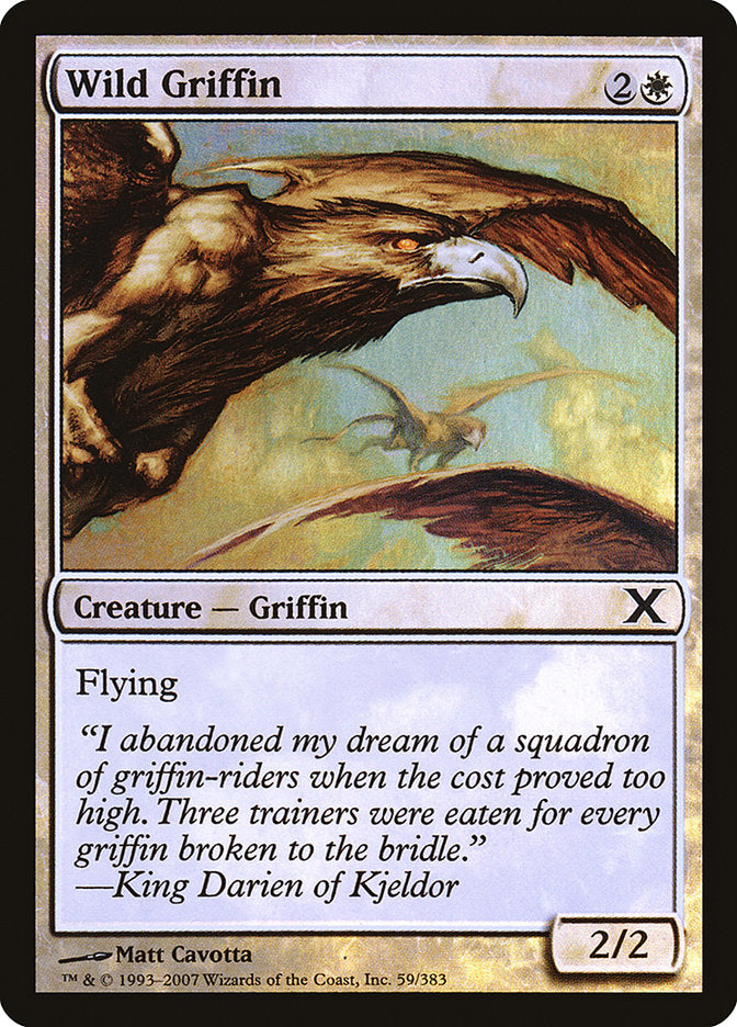 Wild Griffin (Premium Foil) [Tenth Edition] | Webway Games