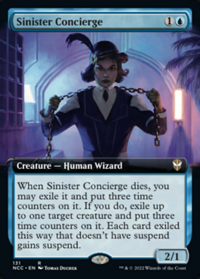 Sinister Concierge (Extended Art) [Streets of New Capenna Commander] | Webway Games