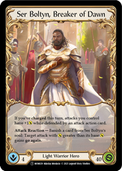 Ser Boltyn, Breaker of Dawn // Boltyn [U-MON029 // U-MON030] Unlimited Normal | Webway Games