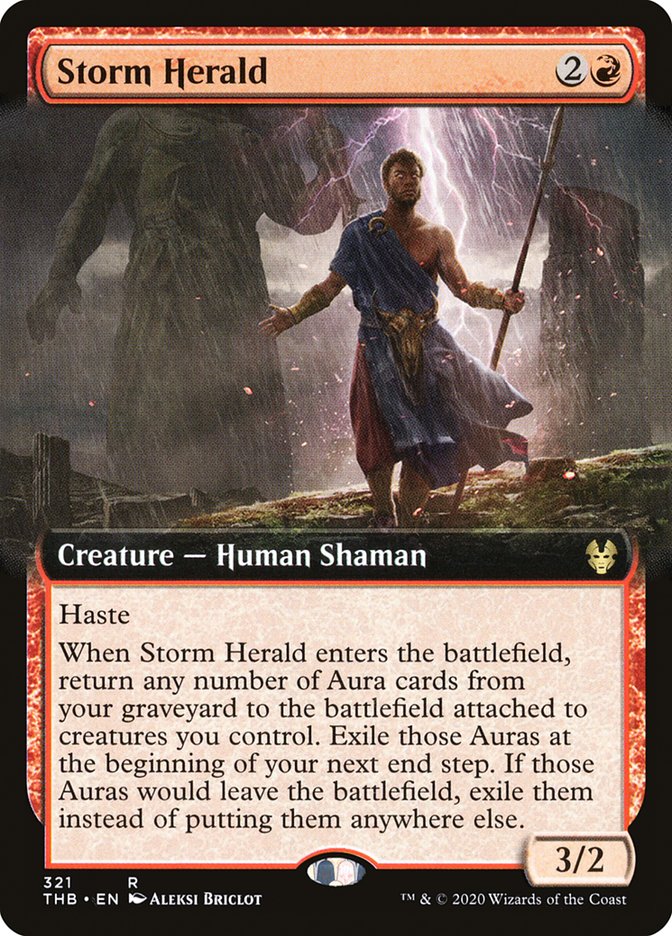 Storm Herald (Extended Art) [Theros Beyond Death] | Webway Games