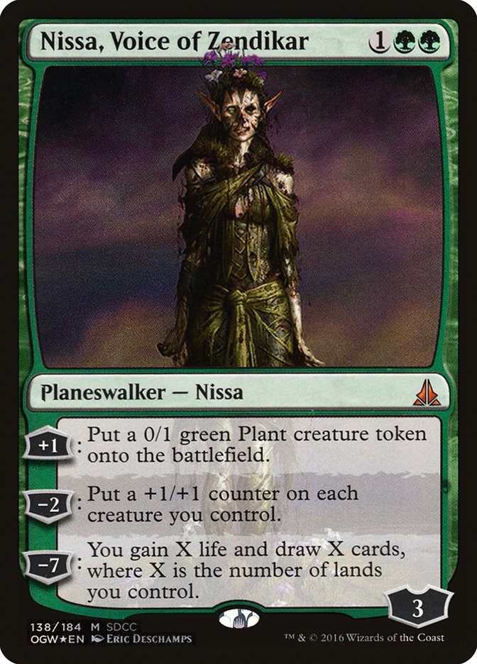 Nissa, Voice of Zendikar [San Diego Comic-Con 2016] | Webway Games