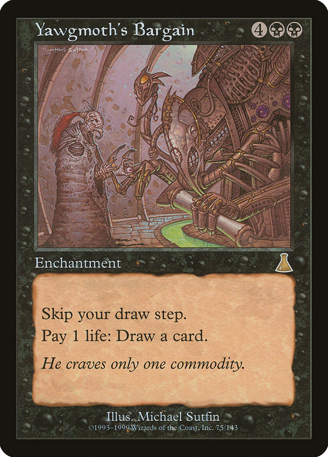 Yawgmoth's Bargain [Urza's Destiny] | Webway Games