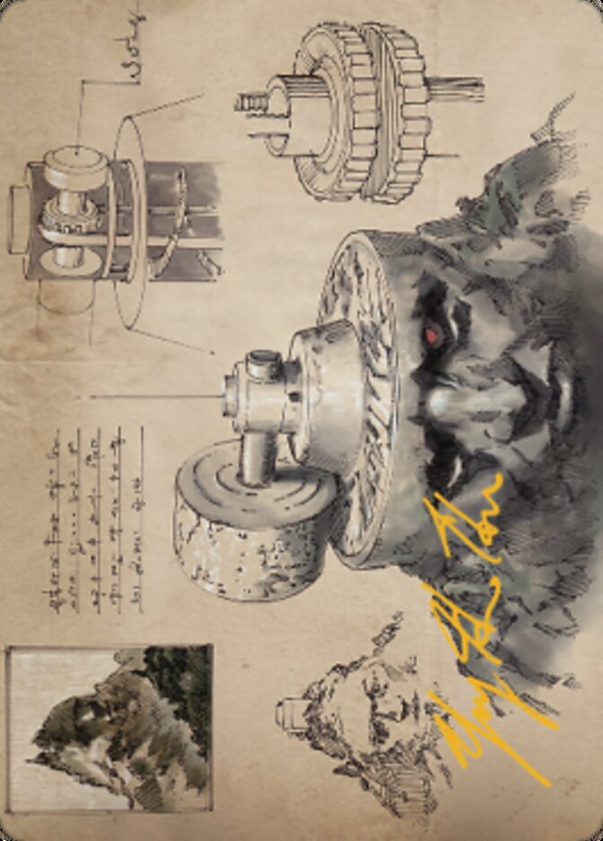 Millstone Art Card (Gold-Stamped Signature) [The Brothers' War Art Series] | Webway Games