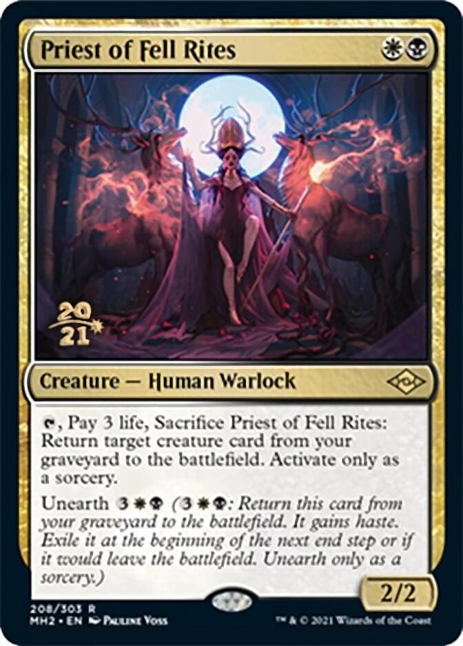 Priest of Fell Rites [Modern Horizons 2 Prerelease Promos] | Webway Games