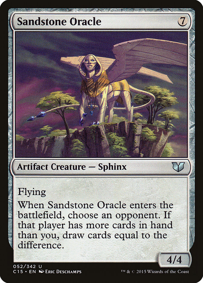 Sandstone Oracle [Commander 2015] | Webway Games
