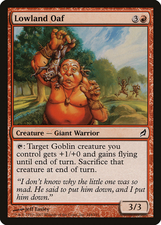 Lowland Oaf [Lorwyn] | Webway Games