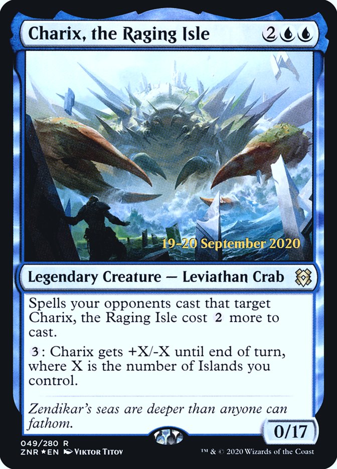 Charix, the Raging Isle  [Zendikar Rising Prerelease Promos] | Webway Games