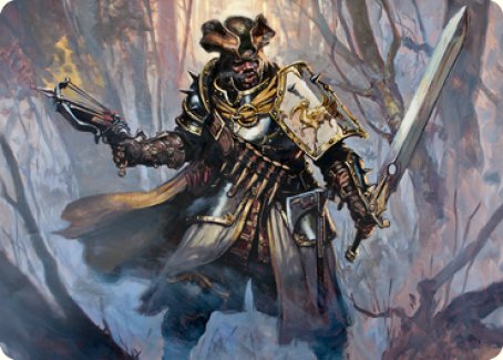 Brutal Cathar Art Card [Innistrad: Midnight Hunt Art Series] | Webway Games