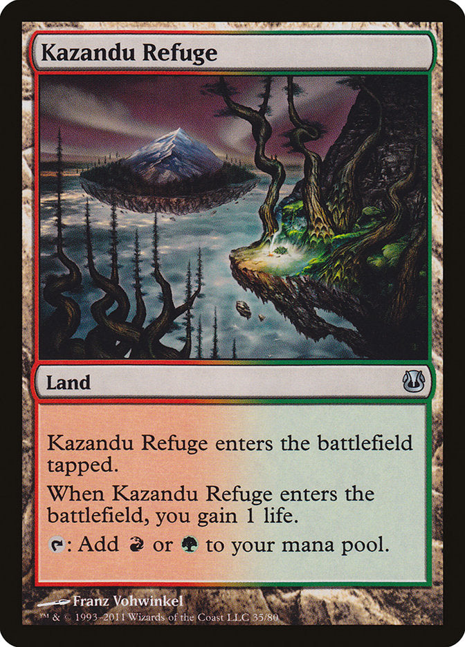 Kazandu Refuge [Duel Decks: Ajani vs. Nicol Bolas] | Webway Games