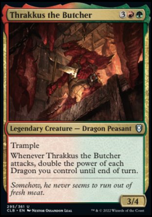 Thrakkus the Butcher [Commander Legends: Battle for Baldur's Gate] | Webway Games