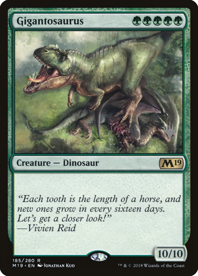 Gigantosaurus (Promo Pack) [Core Set 2019 Promos] | Webway Games