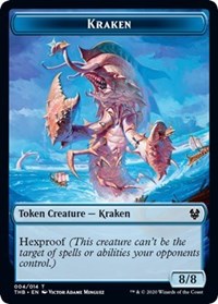 Kraken // Satyr Double-sided Token [Theros Beyond Death Tokens] | Webway Games