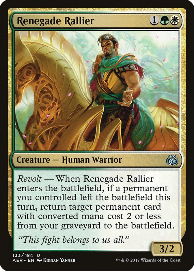 Renegade Rallier [Aether Revolt] | Webway Games