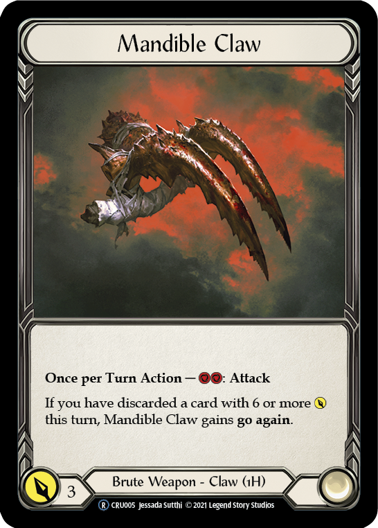 Mandible Claw [CRU005] Unlimited Normal | Webway Games