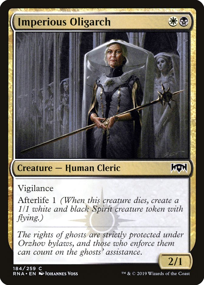 Imperious Oligarch [Ravnica Allegiance] | Webway Games