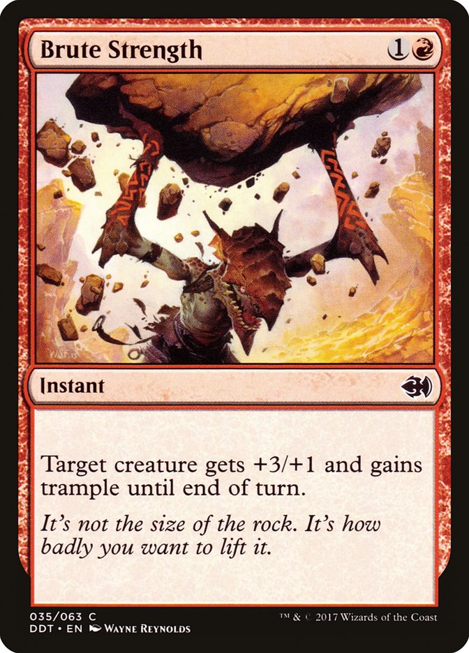 Brute Strength [Duel Decks: Merfolk vs. Goblins] | Webway Games
