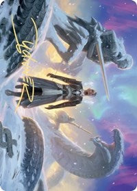 Search for Glory Art Card (Gold-Stamped Signature) [Kaldheim: Art Series] | Webway Games