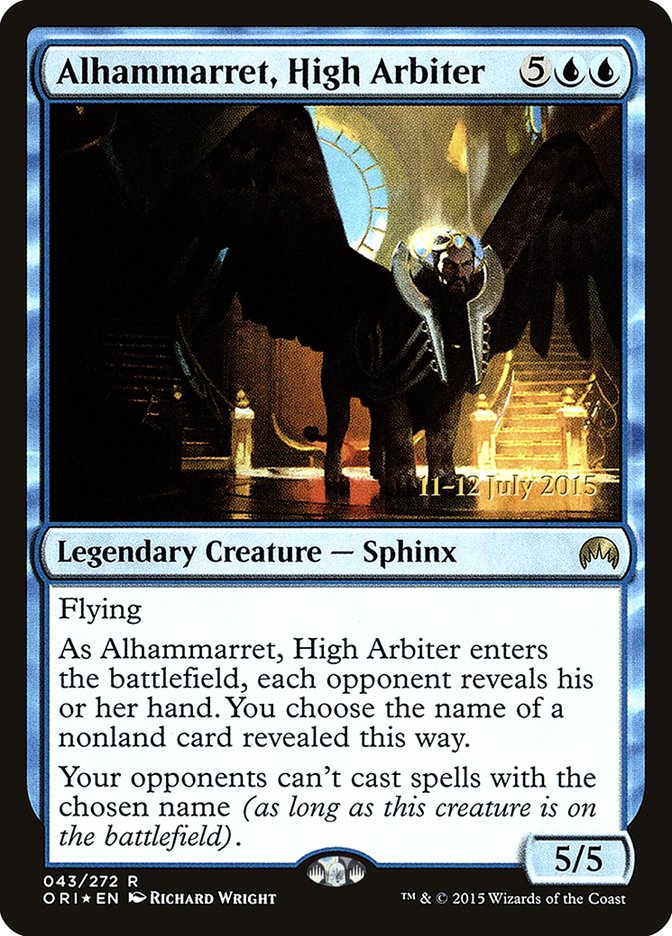 Alhammarret, High Arbiter [Magic Origins Prerelease Promos] | Webway Games
