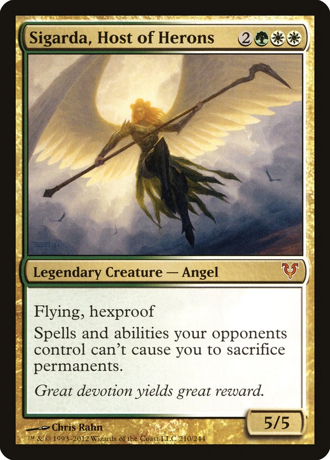 Sigarda, Host of Herons [Avacyn Restored] | Webway Games
