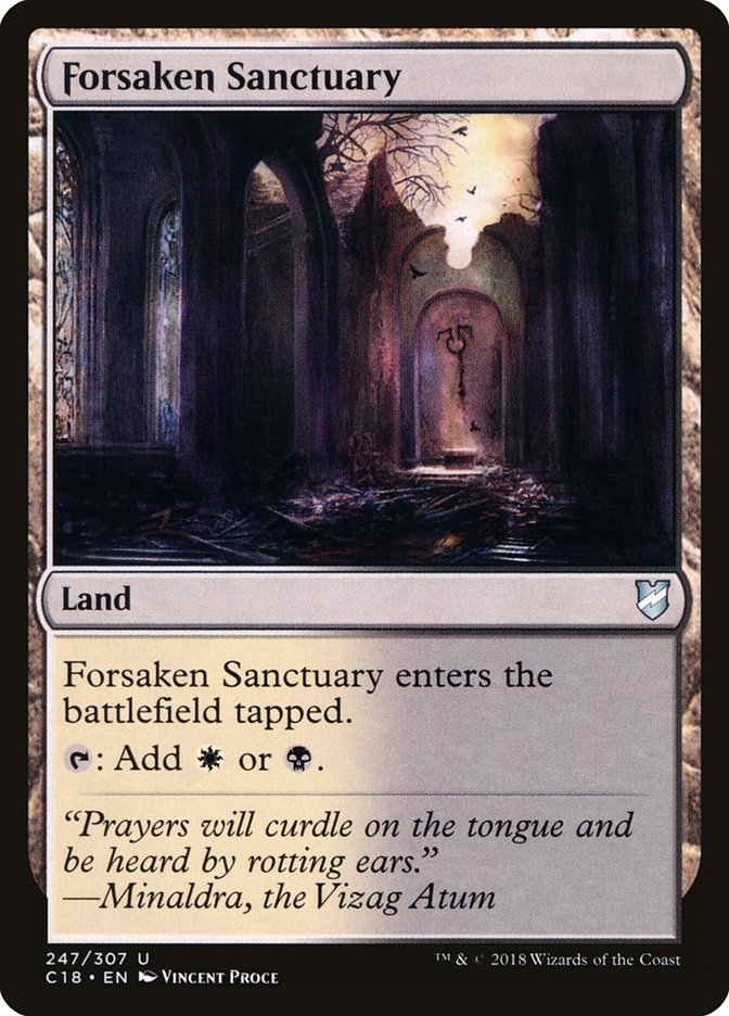 Forsaken Sanctuary [Commander 2018] | Webway Games
