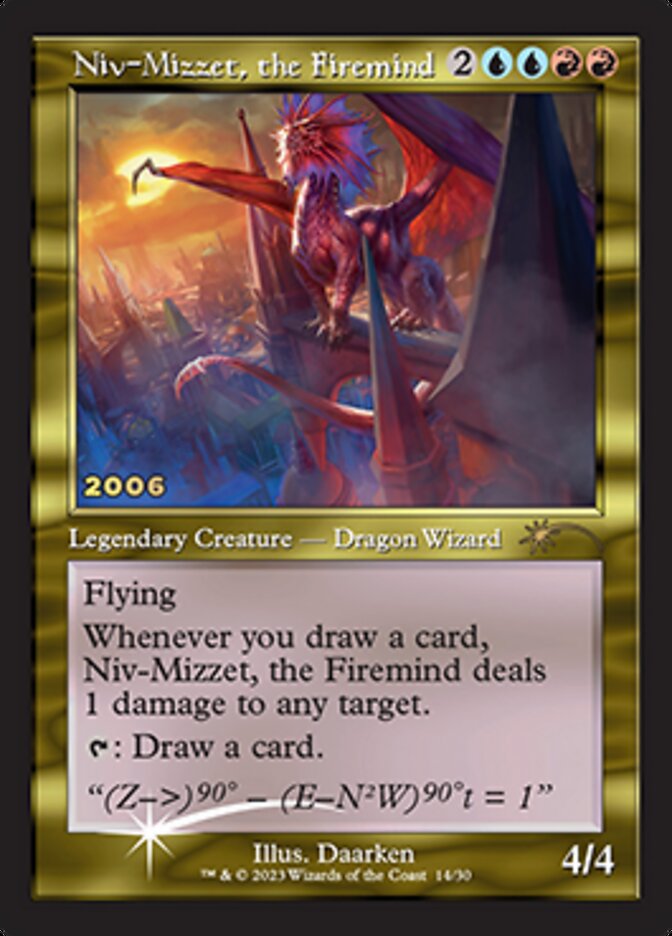 Niv-Mizzet, the Firemind [30th Anniversary Promos] | Webway Games