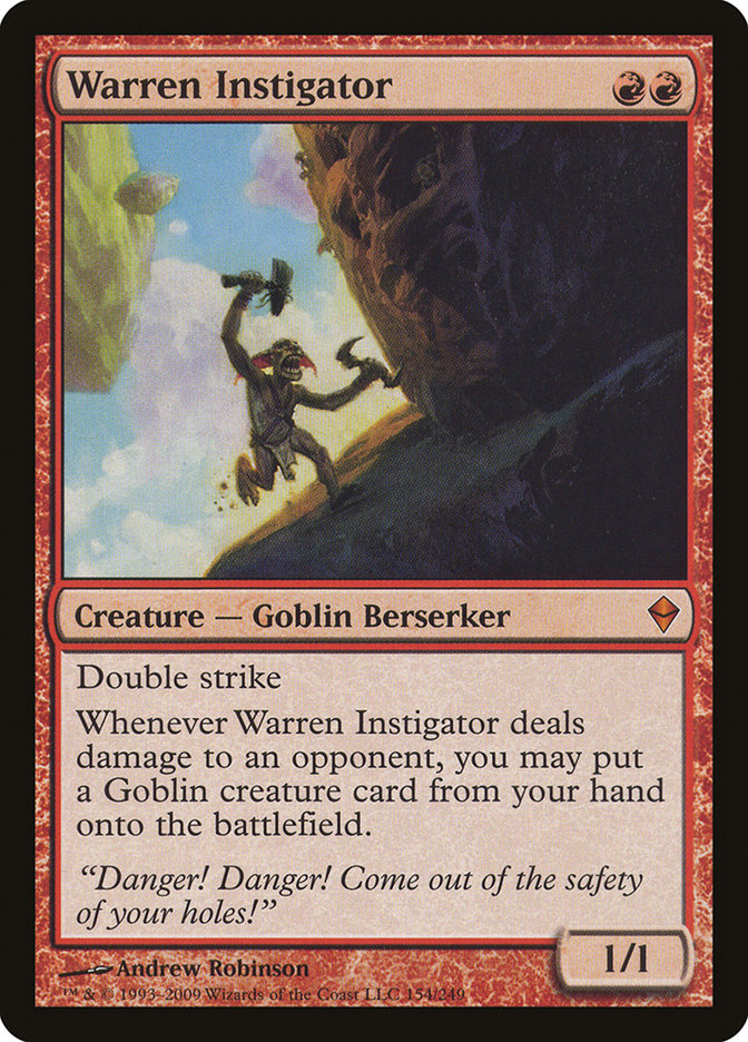 Warren Instigator [Zendikar] | Webway Games