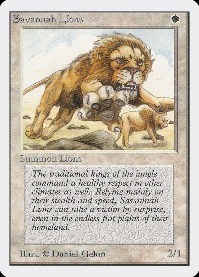 Savannah Lions [Unlimited Edition] | Webway Games