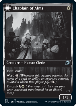 Chaplain of Alms // Chapel Shieldgeist [Innistrad: Double Feature] | Webway Games