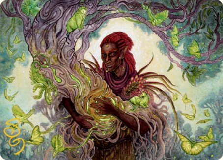 Circle of Dreams Druid Art Card (Gold-Stamped Signature) [Dungeons & Dragons: Adventures in the Forgotten Realms Art Series] | Webway Games
