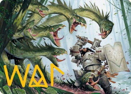Lair of the Hydra Art Card (Gold-Stamped Signature) [Dungeons & Dragons: Adventures in the Forgotten Realms Art Series] | Webway Games