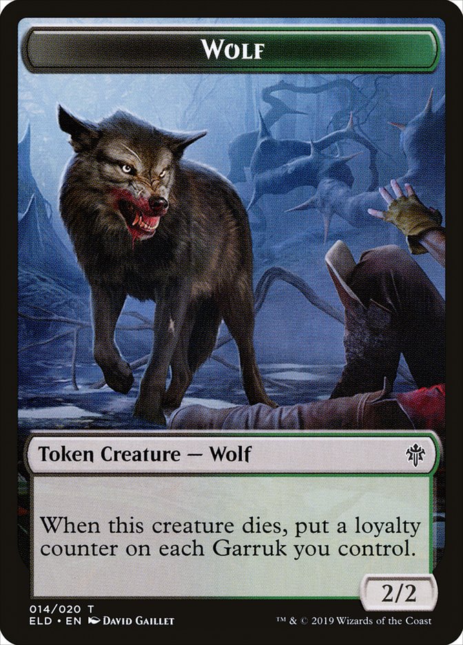Wolf [Throne of Eldraine Tokens] | Webway Games