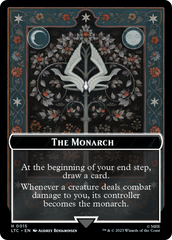 The Monarch // Treasure Double-Sided Token [The Lord of the Rings: Tales of Middle-Earth Commander Tokens] | Webway Games